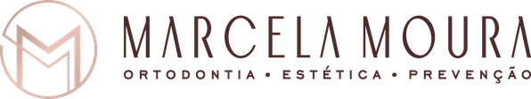 Logomarca Dra. Marcela Moura - Ortodontia, Estética e Prevenção